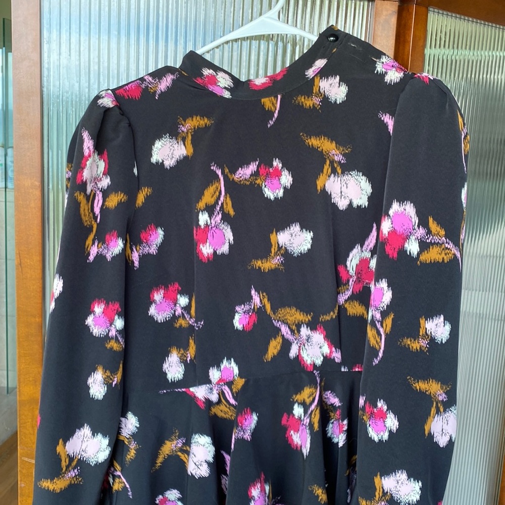 3 tiered floral pattern dress